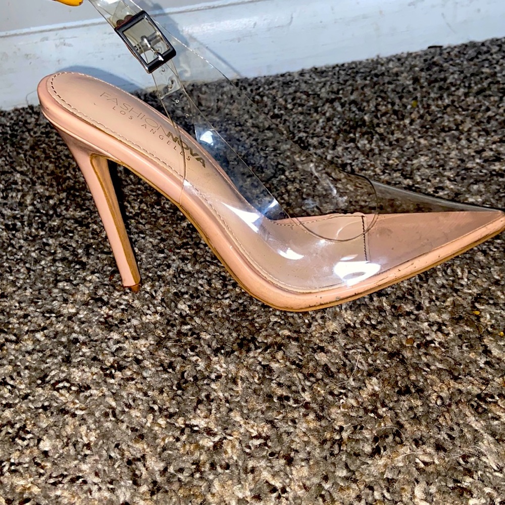 Cinderella Clear Fashion Nova Heels
